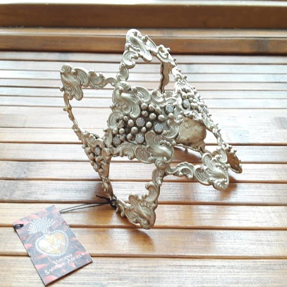 VSA designs Archangel Diamond Cuff silver opal